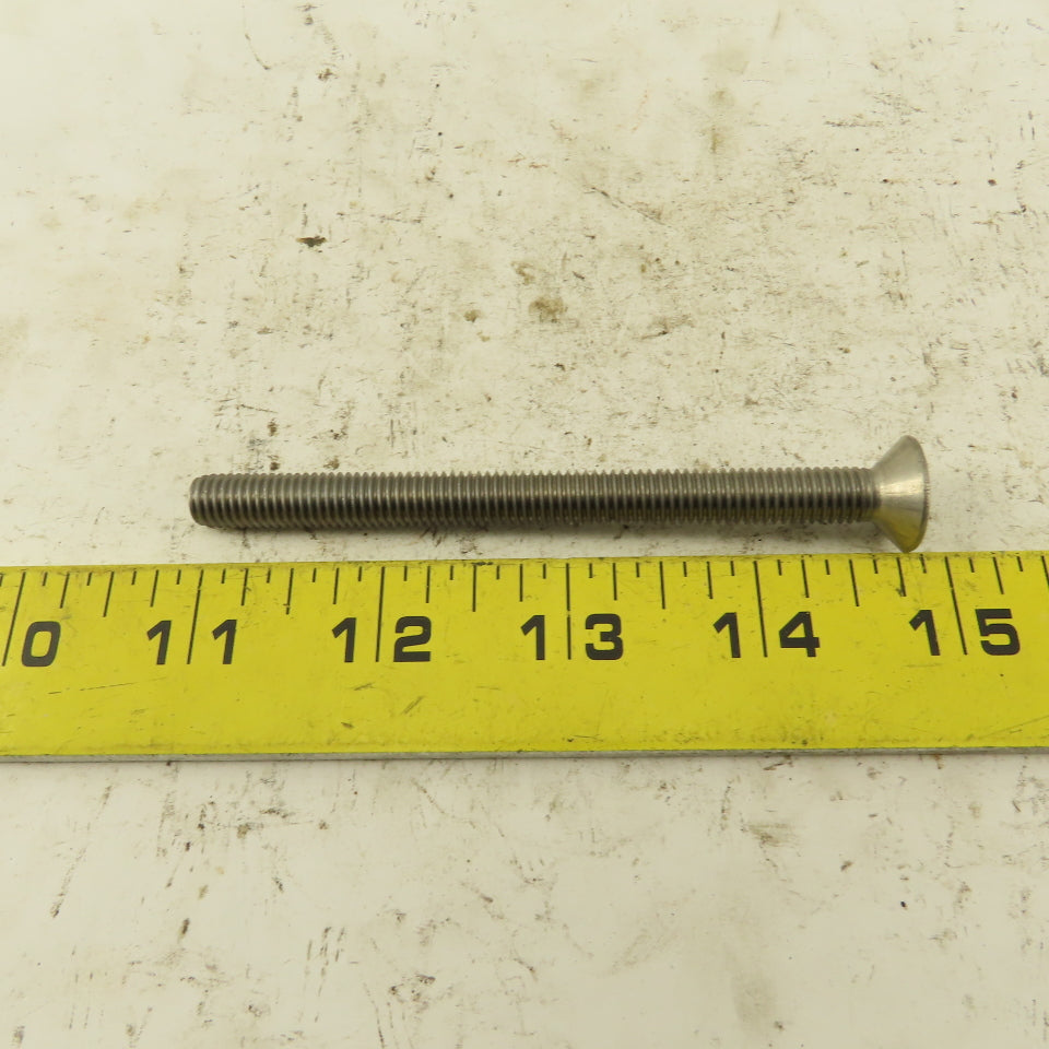 M8-1.25 X 100mm Socket Hex Flat Head Stainless Steel Screw Lot of 5