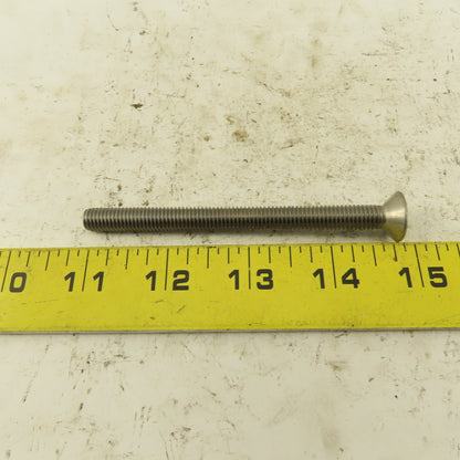 M8-1.25 X 100mm Socket Hex Flat Head Stainless Steel Screw Lot of 5