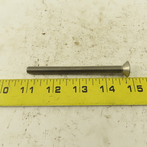 M8-1.25 X 100mm Socket Hex Flat Head Stainless Steel Screw Lot of 5