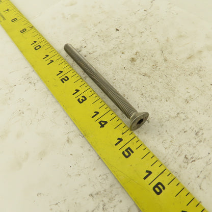 M8-1.25 X 100mm Socket Hex Flat Head Stainless Steel Screw Lot of 5