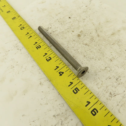 M8-1.25 X 100mm Socket Hex Flat Head Stainless Steel Screw Lot of 5