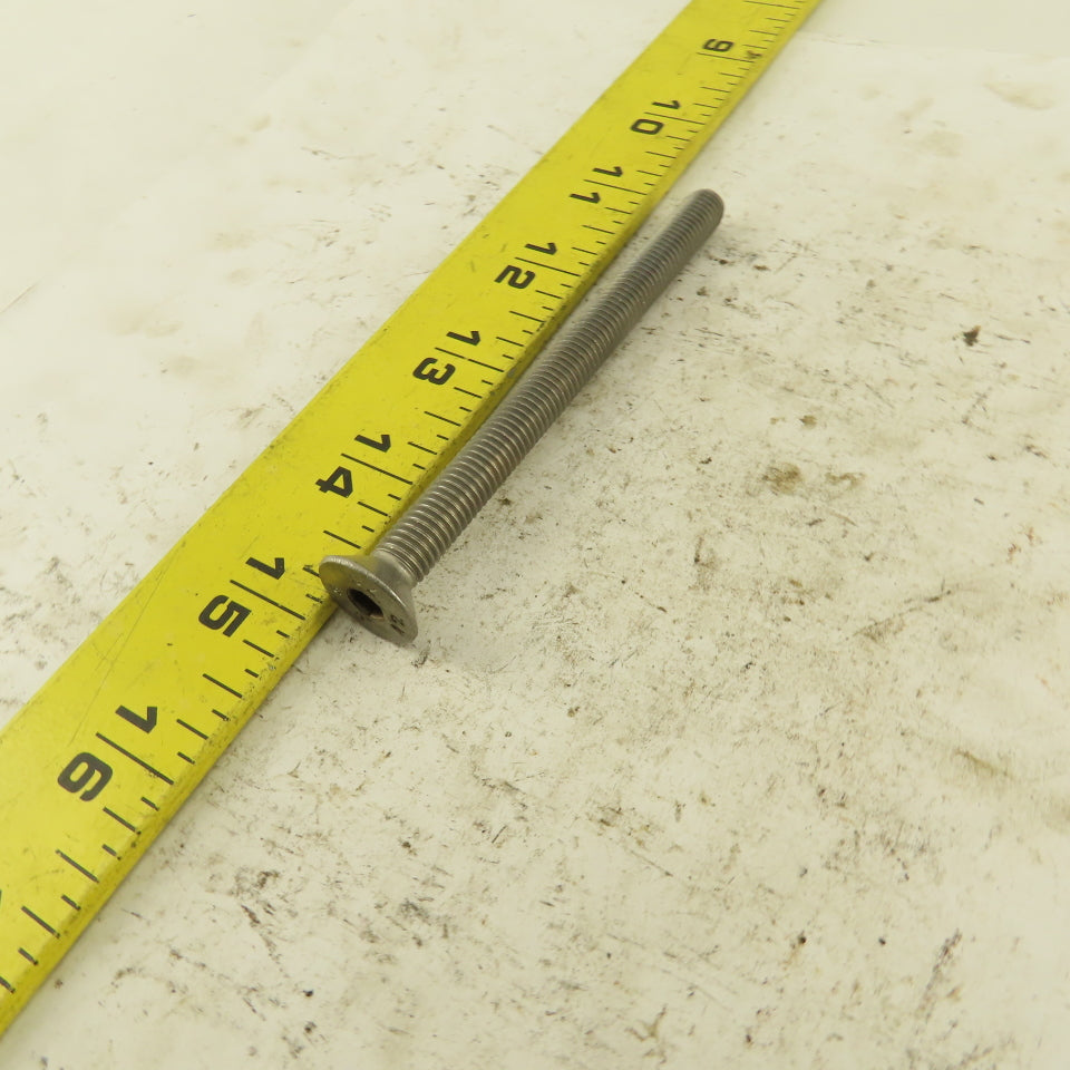 M8-1.25 X 100mm Socket Hex Flat Head Stainless Steel Screw Lot of 5