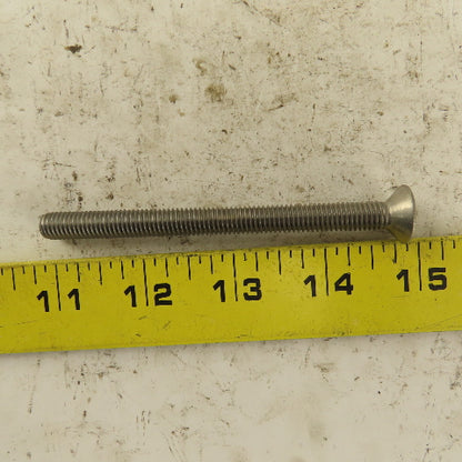 M8-1.25 X 100mm Socket Hex Flat Head Stainless Steel Screw Lot of 5