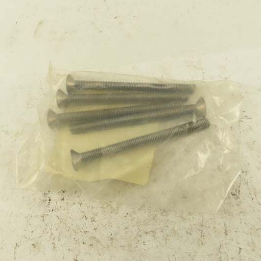 M8-1.25 X 100mm Socket Hex Flat Head Stainless Steel Screw Lot of 5
