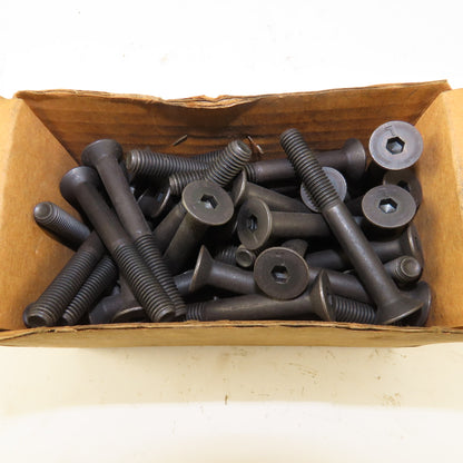M8-1.25 X 65mm Socket Hex Flat Head Screw 30mm Thread Length Lot Of 59
