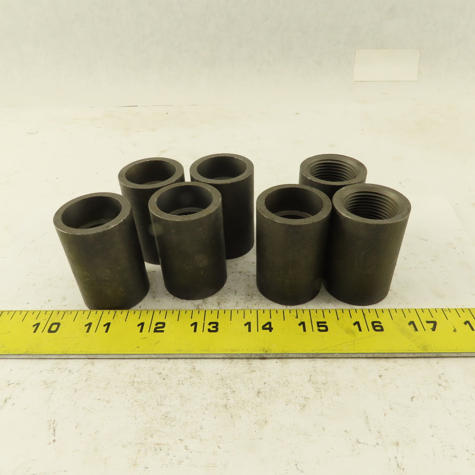 SA/A105 B16 3/4" Thread to Socket Weld Forged Carbon Steel Connector Lot of 7