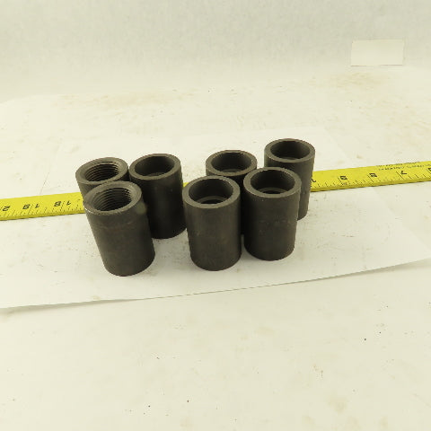SA/A105 B16 3/4" Thread to Socket Weld Forged Carbon Steel Connector Lot of 7