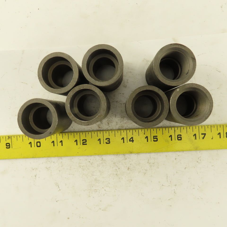SA/A105 B16 3/4" Thread to Socket Weld Forged Carbon Steel Connector Lot of 7