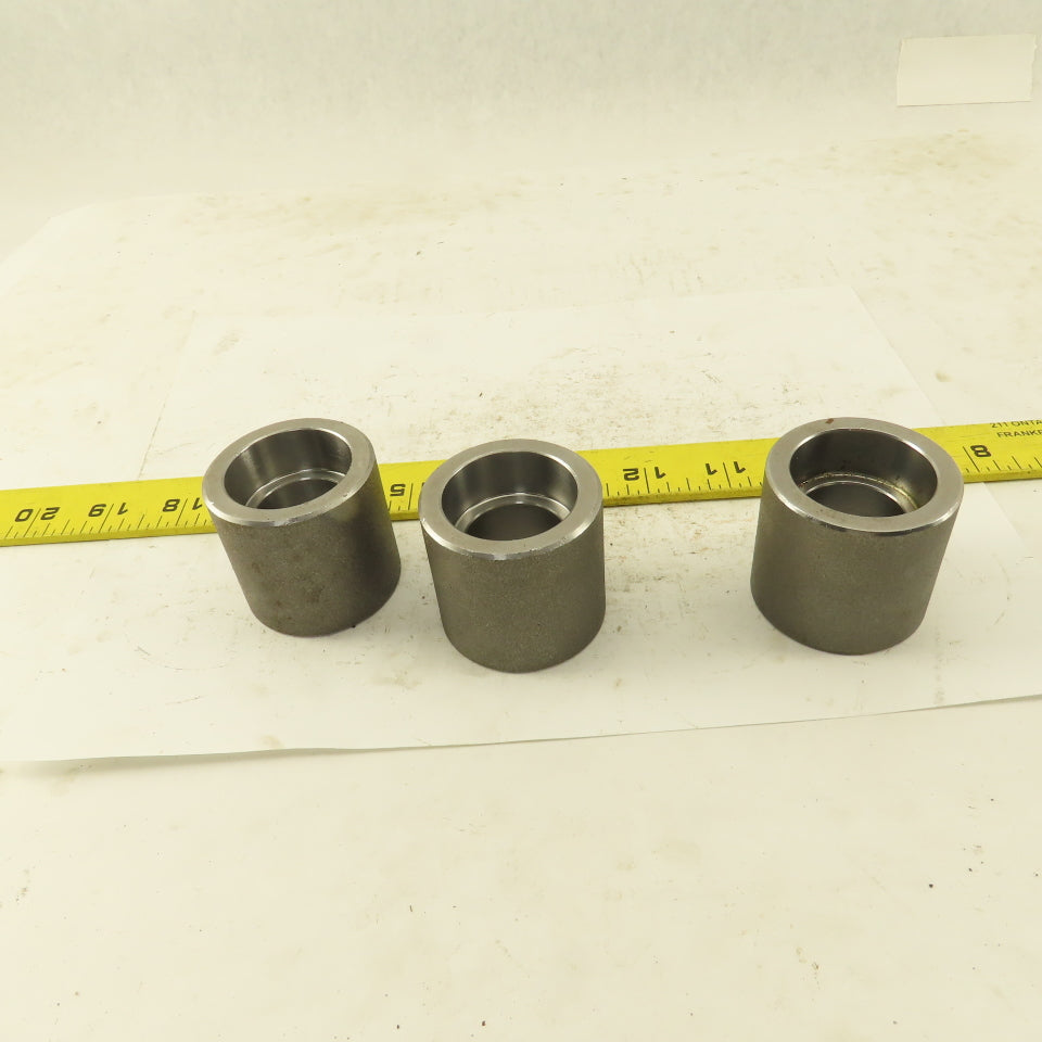 SA/A105 B16 1" Socket Weld Forged Carbon Steel Connector Lot of 3
