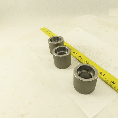 SA/A105 B16 1" Socket Weld Forged Carbon Steel Connector Lot of 3
