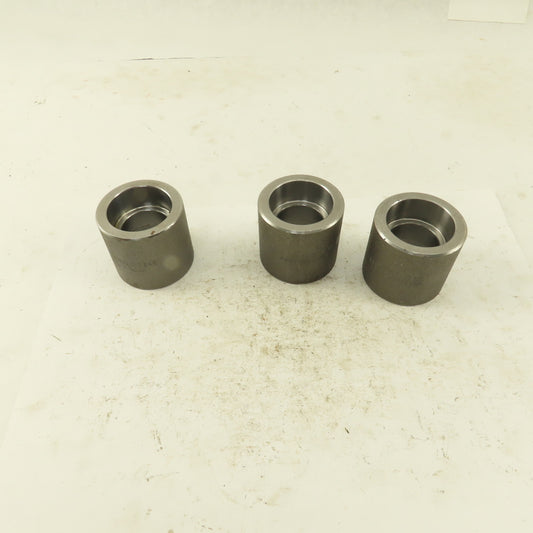 SA/A105 B16 1" Socket Weld Forged Carbon Steel Connector Lot of 3