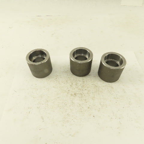 SA/A105 B16 1" Socket Weld Forged Carbon Steel Connector Lot of 3