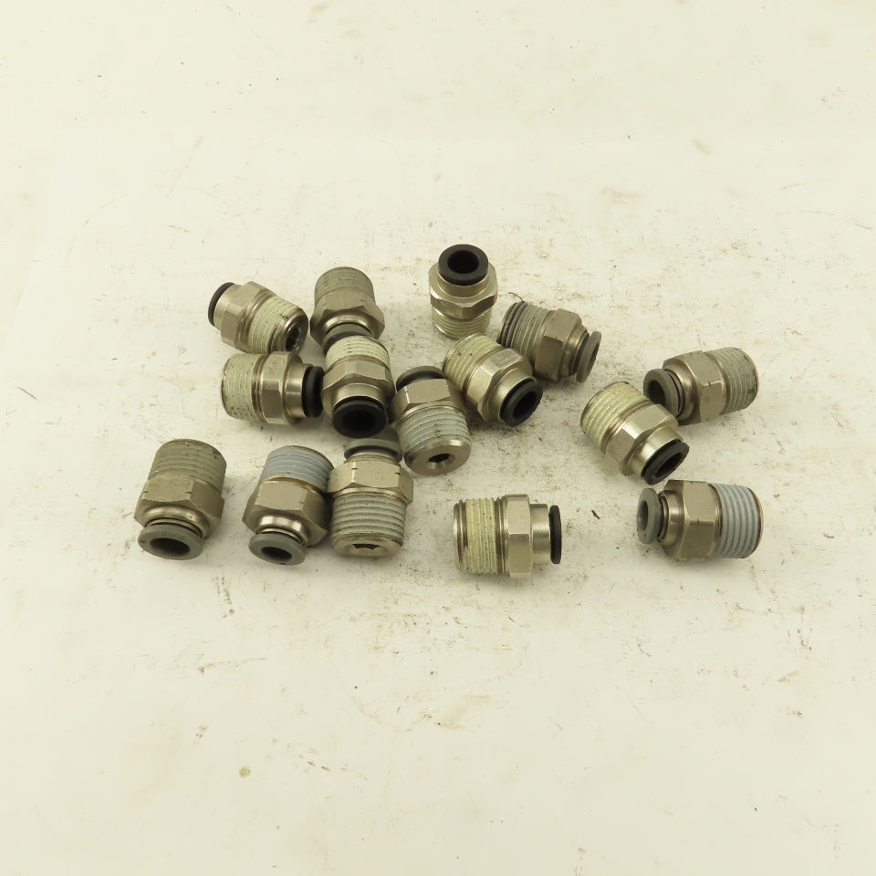 Push to Connect Straight Adapter 3/8" NPT To 5/16" OD Tube Lot of 15