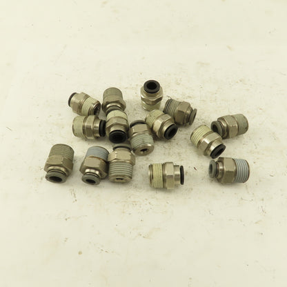 Push to Connect Straight Adapter 3/8" NPT To 5/16" OD Tube Lot of 15