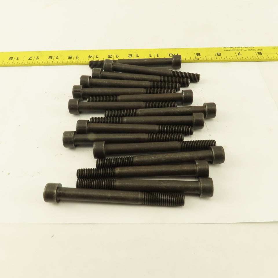 M10-1.5 x 100mm Gr. 8.8 SHCS Socket Head Cap Screw Lot Of 16
