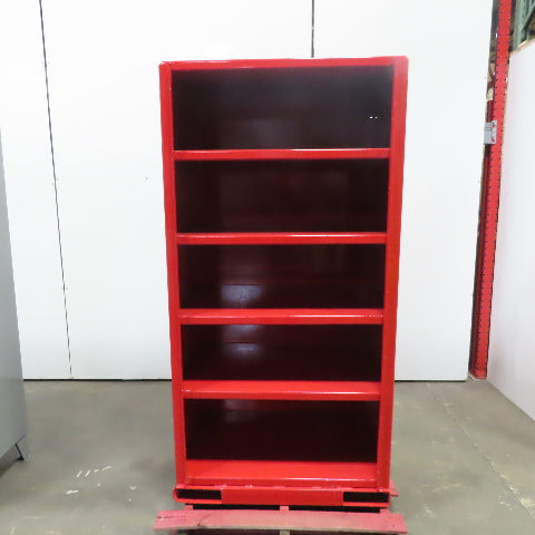 Industrial Heavy Gauge 4 Shelf Shelving Unit Tool Parts Storage 36x24x72"