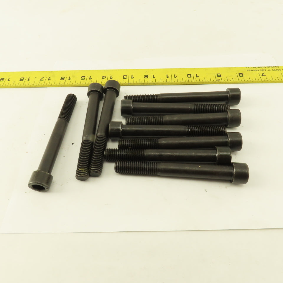 M12-1.75 x 100mm Gr. 8.8 SHCS Socket Head Cap Screw Lot Of 10