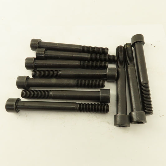 M12-1.75 x 100mm Gr. 8.8 SHCS Socket Head Cap Screw Lot Of 10