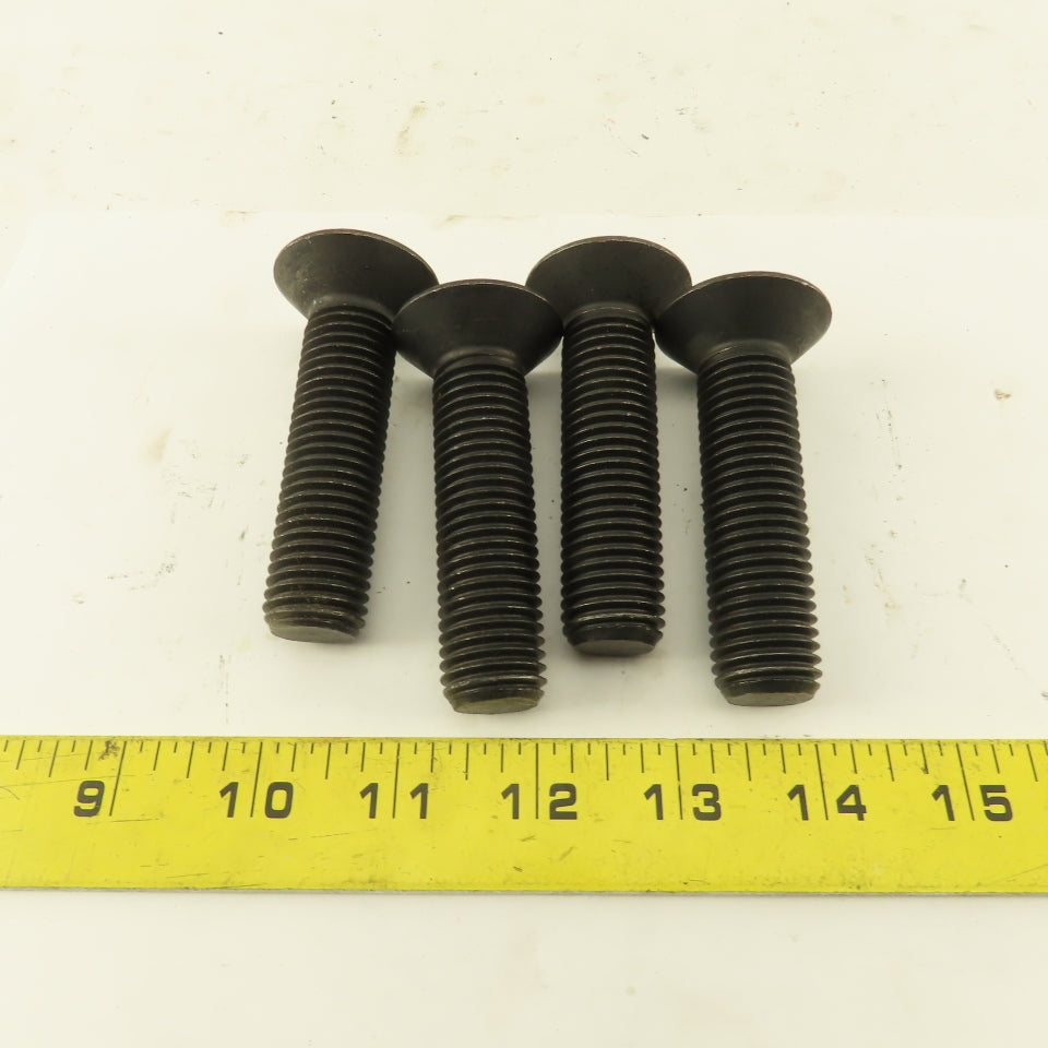 M20-2.5 x 80mm SHCS Gr. 10.9 Flat Head Socket Head Cap Screw Lot Of 4