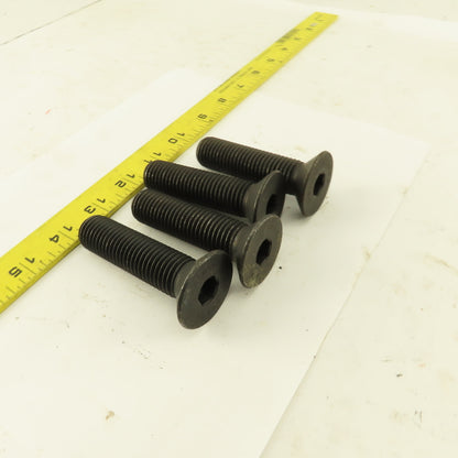 M20-2.5 x 80mm SHCS Gr. 10.9 Flat Head Socket Head Cap Screw Lot Of 4