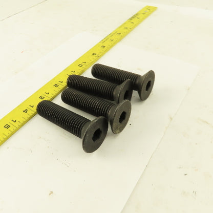 M20-2.5 x 80mm SHCS Gr. 10.9 Flat Head Socket Head Cap Screw Lot Of 4