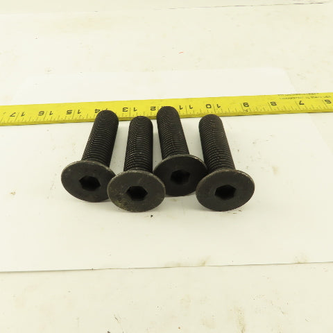 M20-2.5 x 80mm SHCS Gr. 10.9 Flat Head Socket Head Cap Screw Lot Of 4