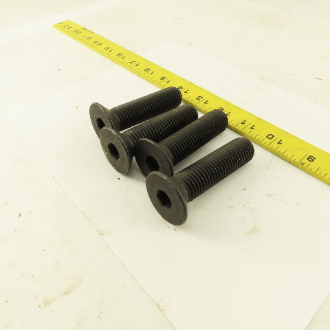 M20-2.5 x 80mm SHCS Gr. 10.9 Flat Head Socket Head Cap Screw Lot Of 4