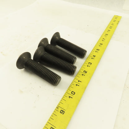 M20-2.5 x 80mm SHCS Gr. 10.9 Flat Head Socket Head Cap Screw Lot Of 4