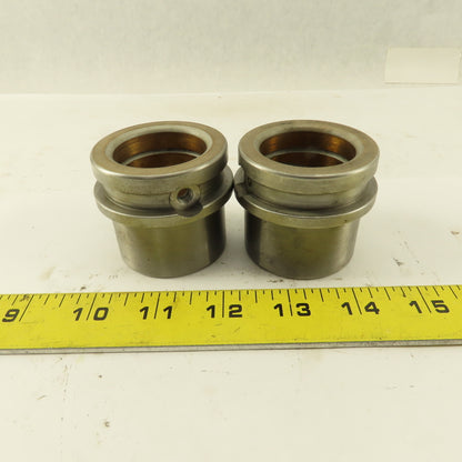 Danly 1-1/2" ID Shoulder Press Demountable Guide Post Bushing Lot Of 2