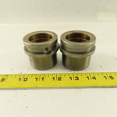 Danly 1-1/2" ID Shoulder Press Demountable Guide Post Bushing Lot Of 2
