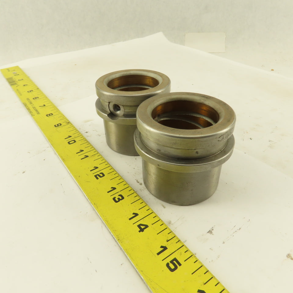 Danly 1-1/2" ID Shoulder Press Demountable Guide Post Bushing Lot Of 2