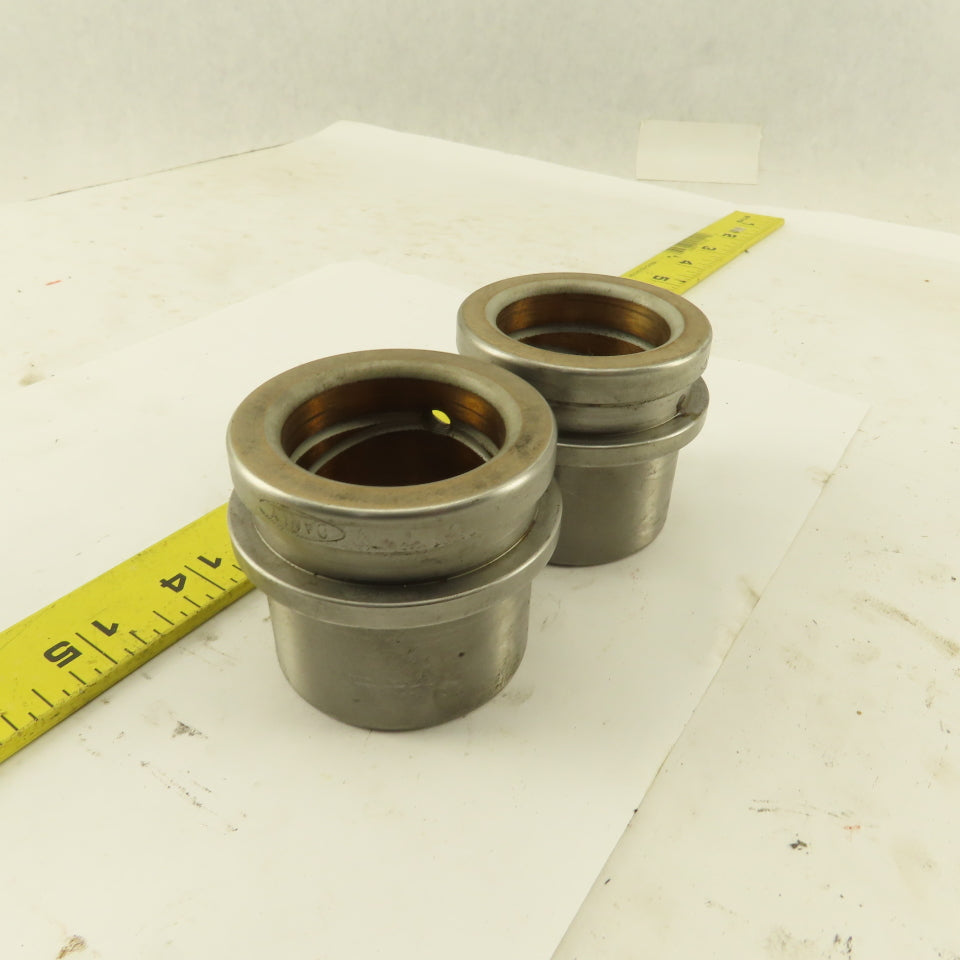 Danly 1-1/2" ID Shoulder Press Demountable Guide Post Bushing Lot Of 2