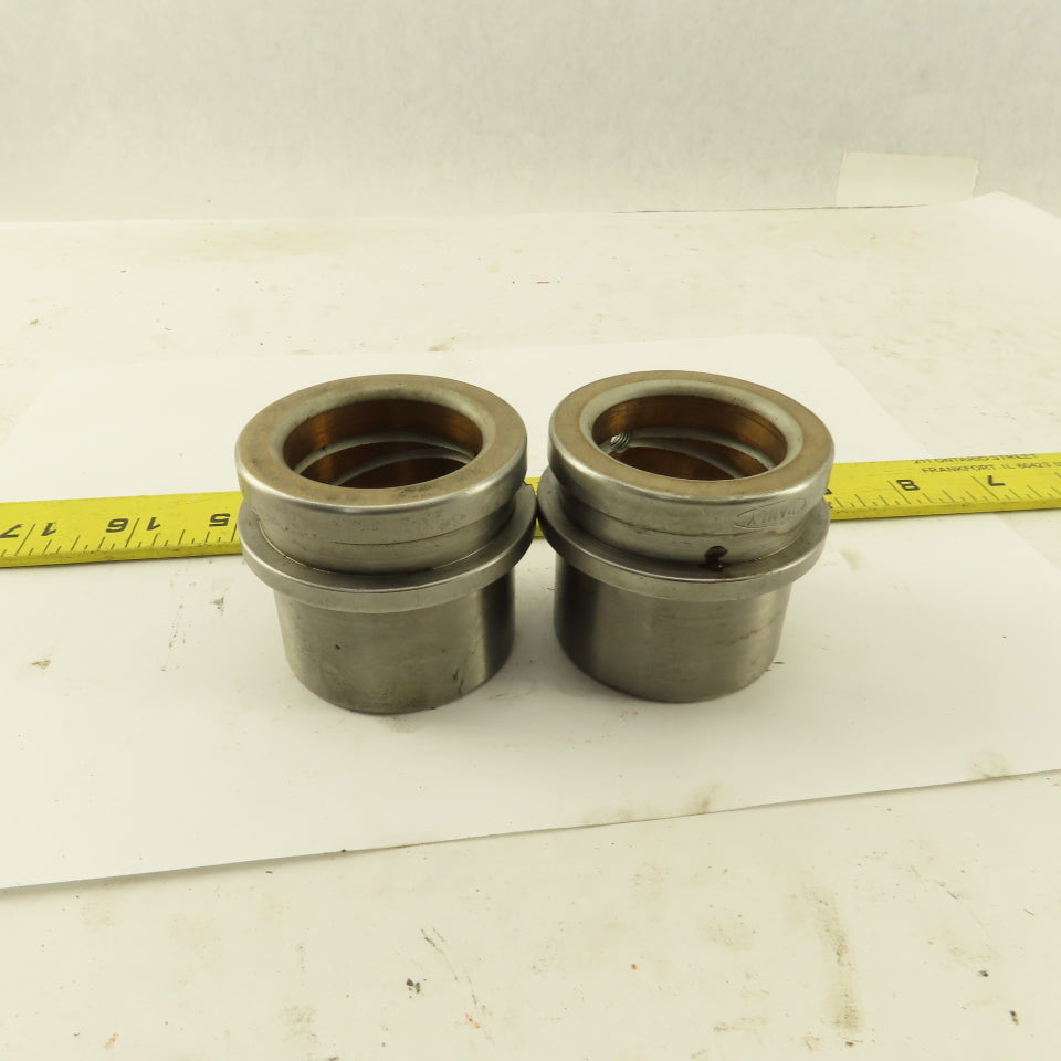 Danly 1-1/2" ID Shoulder Press Demountable Guide Post Bushing Lot Of 2