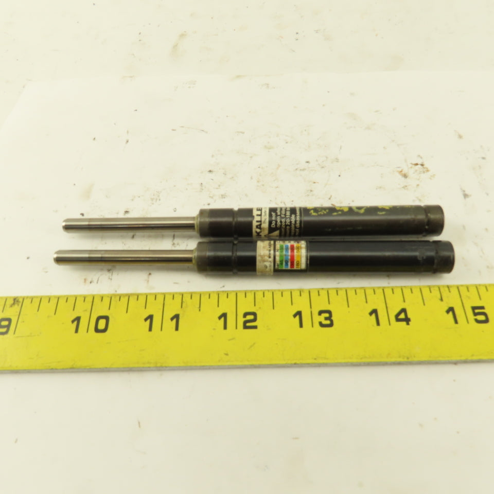 Kaller R12-50 Nitrogen Gas Spring 50mm Stroke 6mm Piston 12mm Body Lot Of 2