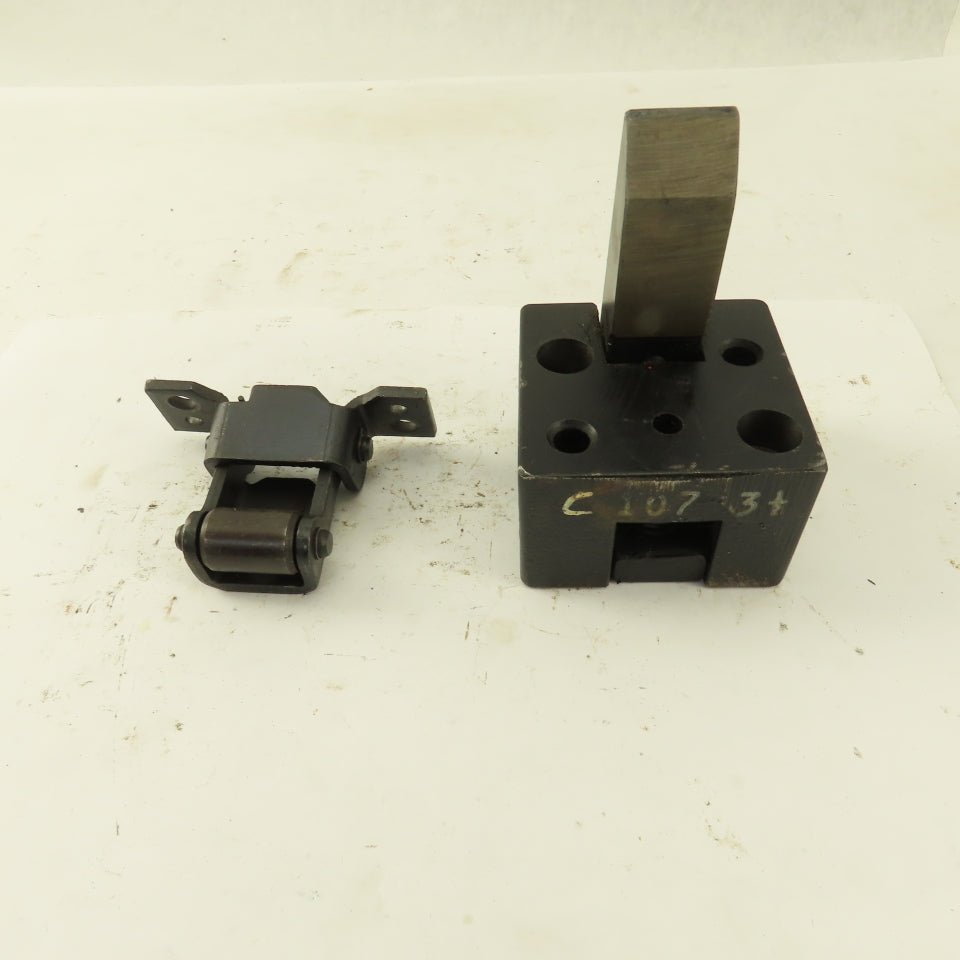 Danly IEM C1073-1/2 Punch Press Die Spring Loaded Stock Pusher Ejector Wedge Set