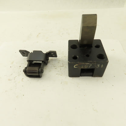 Danly IEM C1073-1/2 Punch Press Die Spring Loaded Stock Pusher Ejector Wedge Set