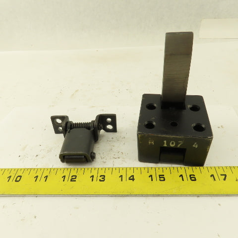 Danly IEM C107 4 Punch Press Die Spring Loaded Stock Pusher Ejector Wedge Set