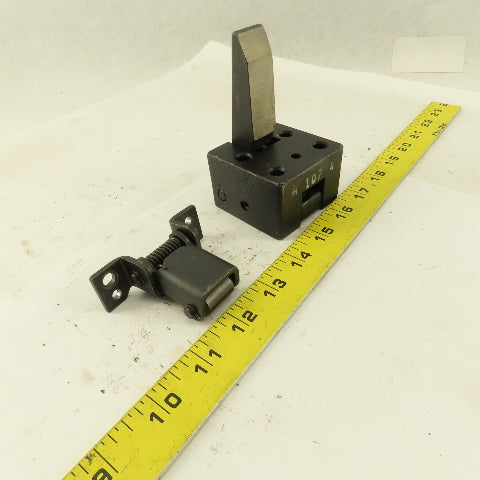 Danly IEM C107 4 Punch Press Die Spring Loaded Stock Pusher Ejector Wedge Set