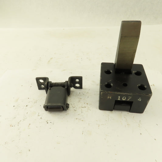 Danly IEM C107 4 Punch Press Die Spring Loaded Stock Pusher Ejector Wedge Set