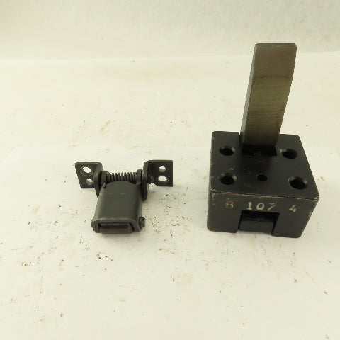 Danly IEM C107 4 Punch Press Die Spring Loaded Stock Pusher Ejector Wedge Set