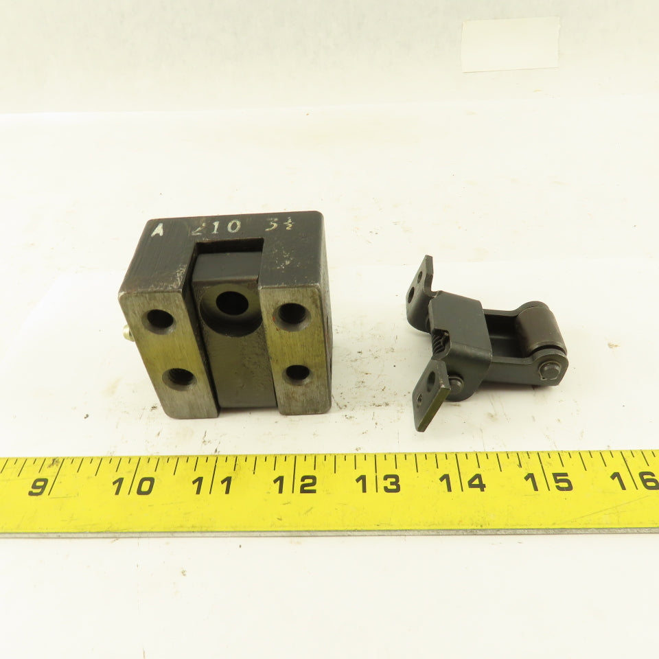 Danly IEM A2103-1/2 Punch Press Die Spring Loaded Stock Pusher Ejector Wedge Set