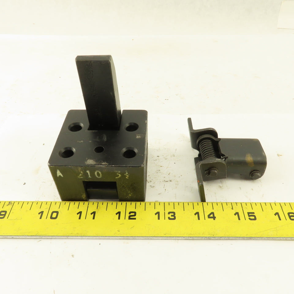 Danly IEM A2103-1/2 Punch Press Die Spring Loaded Stock Pusher Ejector Wedge Set