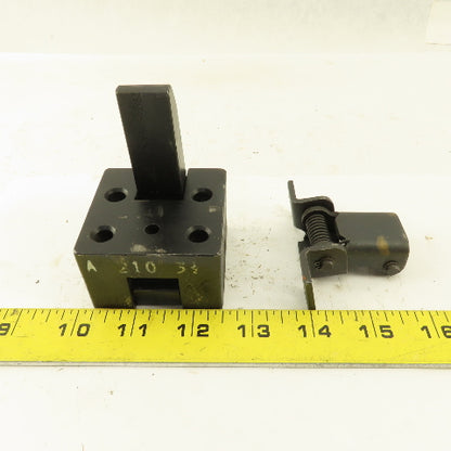 Danly IEM A2103-1/2 Punch Press Die Spring Loaded Stock Pusher Ejector Wedge Set