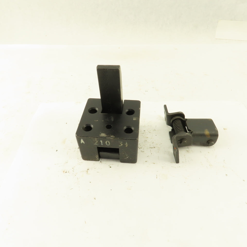 Danly IEM A2103-1/2 Punch Press Die Spring Loaded Stock Pusher Ejector Wedge Set