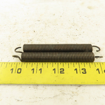 Extension Utility Spring 1/2" OD x 3/8" ID Wire 0.071" Dia. 4-7/16 OAL Lot Of 2