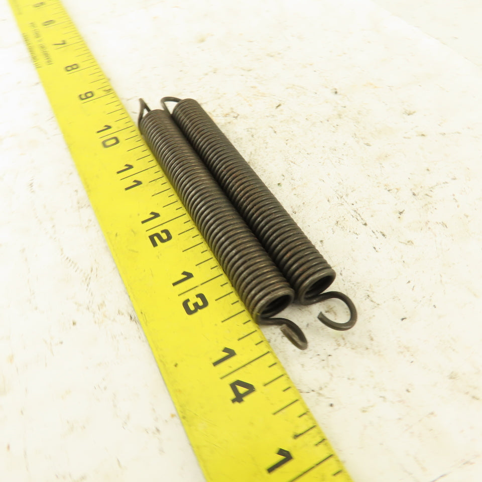 Extension Utility Spring 1/2" OD x 3/8" ID Wire 0.071" Dia. 4-7/16 OAL Lot Of 2