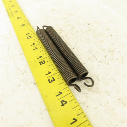 Extension Utility Spring 1/2" OD x 3/8" ID Wire 0.071" Dia. 4-7/16 OAL Lot Of 2