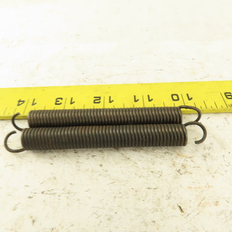 Extension Utility Spring 1/2" OD x 3/8" ID Wire 0.071" Dia. 4-7/16 OAL Lot Of 2