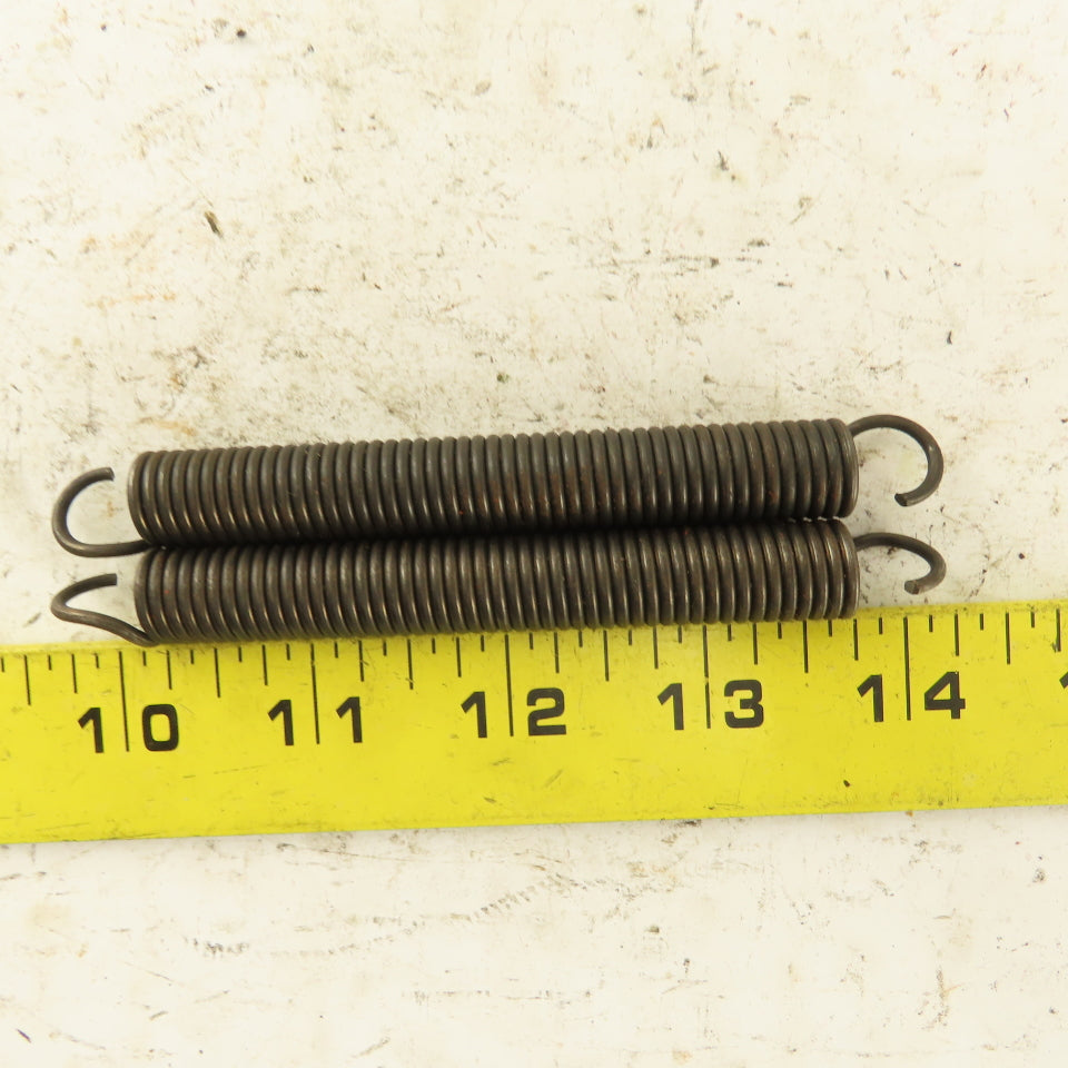 Extension Utility Spring 1/2" OD x 3/8" ID Wire 0.071" Dia. 4-7/16 OAL Lot Of 2
