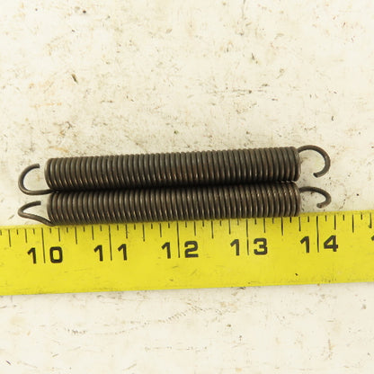 Extension Utility Spring 1/2" OD x 3/8" ID Wire 0.071" Dia. 4-7/16 OAL Lot Of 2